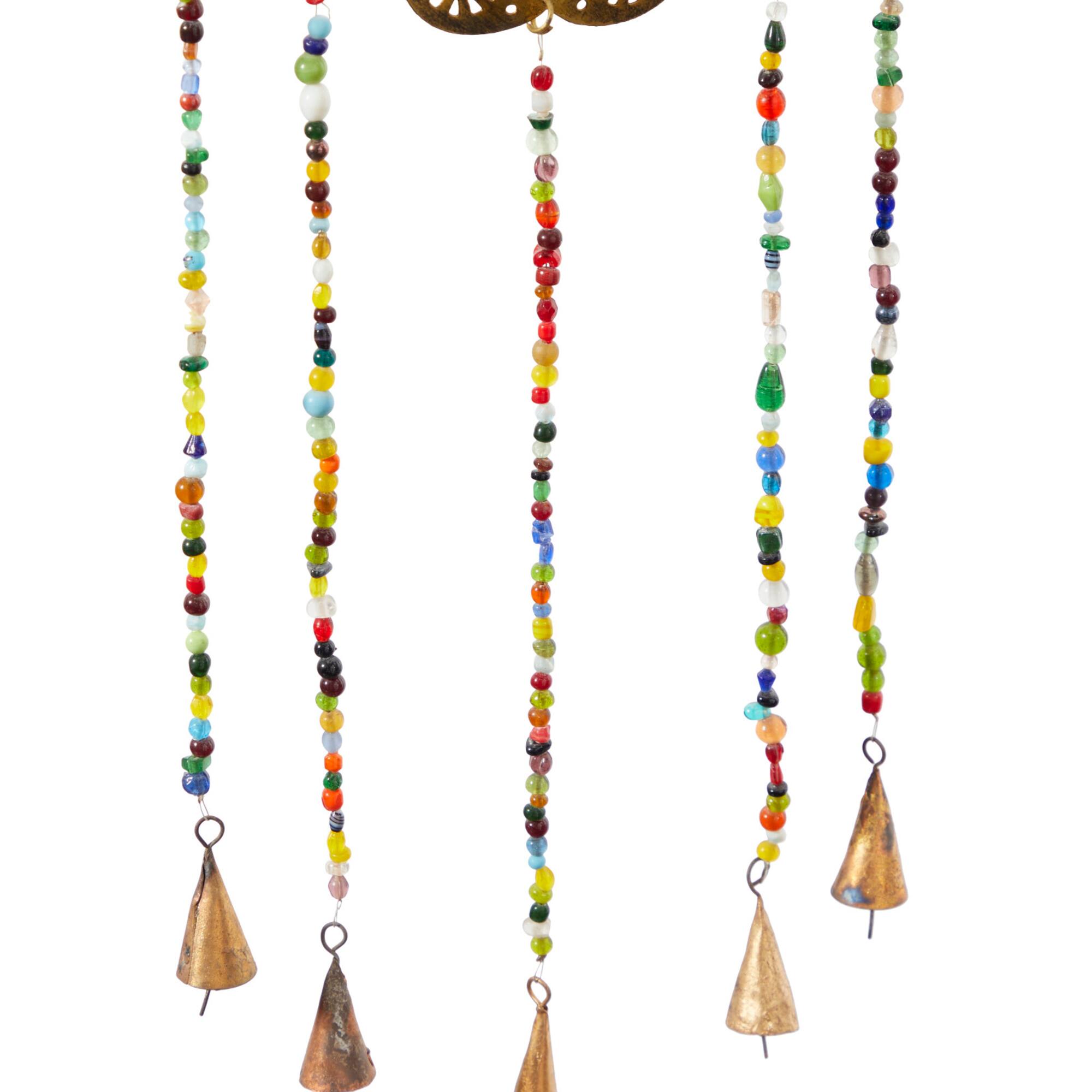 29" Gold Metal Tree Eclectic Windchime